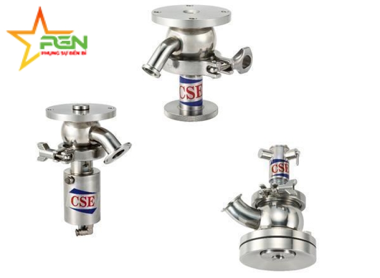 Van đáy bồn vi sinh/Van Lắp Ống Inox - Van Bồn/Sanitary Tank Bottom Valve