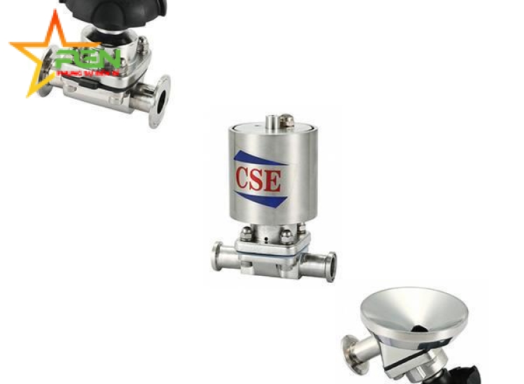 VAN MÀNG ĐIỀU KHIỂN BẰNG TAY INOX 304, 316, DIAPHRAGM VALVE, VAN MÀNG THỰC PHẨM, VAN MÀNG DƯỢC PHẨM, VAN MÀNG VI SINH