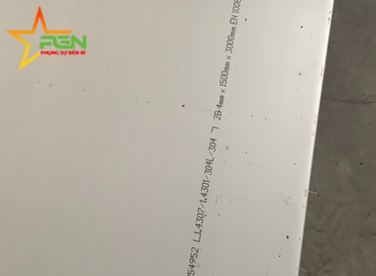 TẤM INOX 304 2B DÀY 4.0MM
