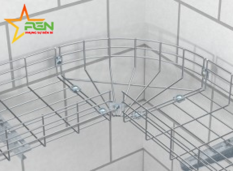 Máng lưới inox 304/316| Wire mesh cable tray stainless 304/316 - ML50