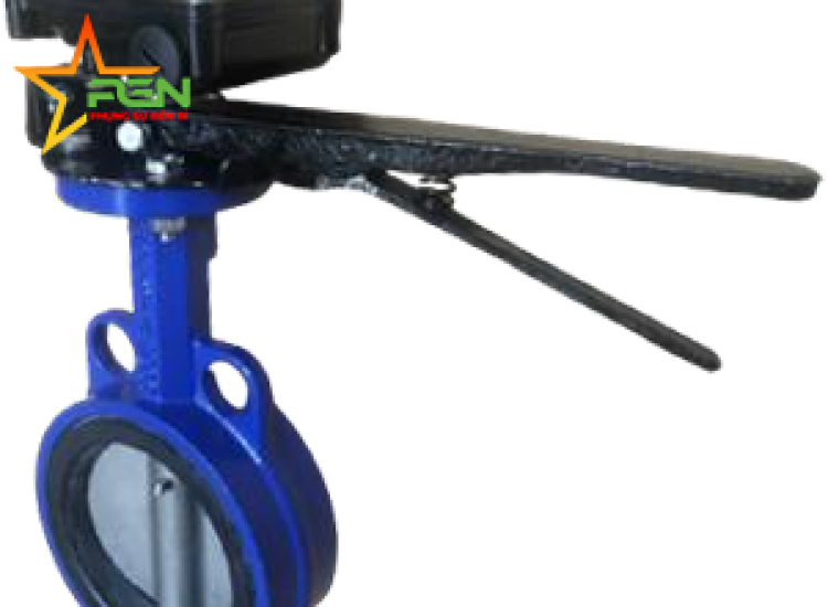 VAN BƯỚM TAY GẠT KÈM CÔNG TẮC GIÁM SÁT ARITA -PN16APL/ARITA-CI-BUTTERFLY-LEVER-LIMITH-SWITCH-CBV-L-UF-PN16APL-210N