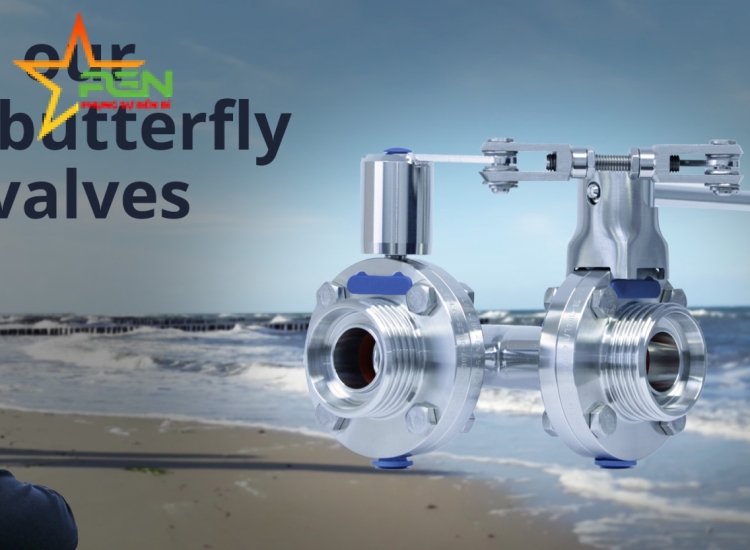 VAN BƯỚM INOX VI SINH CHỮ T M&S|M&S-T-butterfly valves