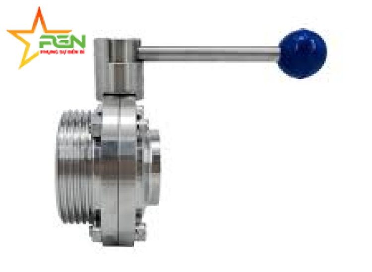 VAN BƯỚM INOX VI SINH – ĐẦU HÀN / ĐẦU REN NGOÀI  EUROBINOX | BUTTERFLY VALVES – WELDING AND MALE ENDS