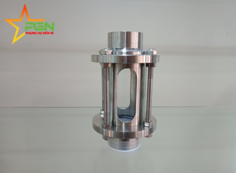 KÍNH QUAN SÁT ĐƯỜNG ỐNG INOX 304, 316, KÍNH QUAN SÁT