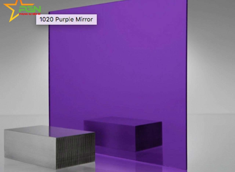 TẤM INOX GƯƠNG MÀU TÍM 8K - PURPLE/VIOLET/LAVENDER/PASTEL/AMETHYST/LILAC 8K MIRROR