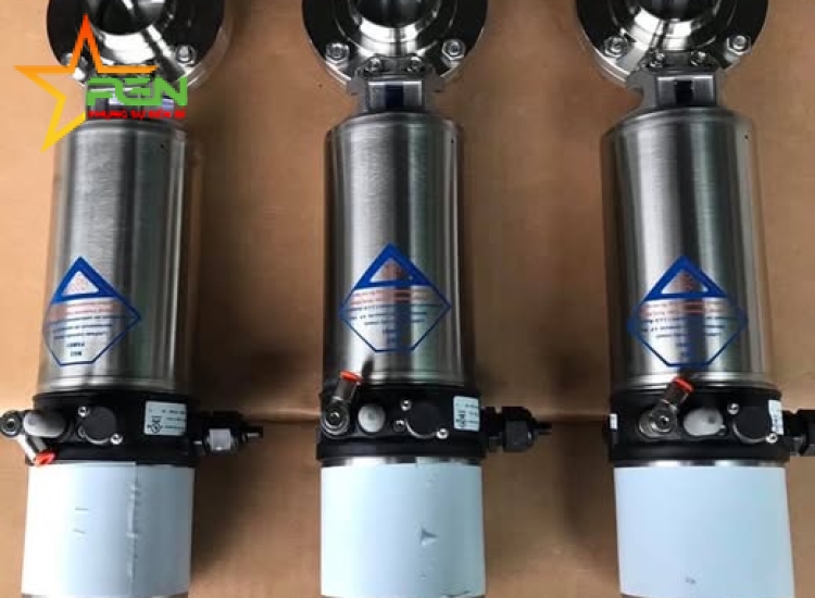  VAN BƯỚM ĐIỀU KHIỂN KHÍ NÉN TỰ ĐỘNG - INOX VI SINH 304/316