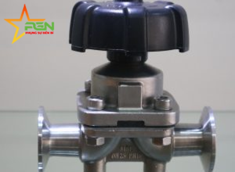 VAN MÀNG ĐIỀU KHIỂN BẰNG TAY INOX 304, 316, DIAPHRAGM VALVE, VAN MÀNG THỰC PHẨM, VAN MÀNG DƯỢC PHẨM, VAN MÀNG VI SINH