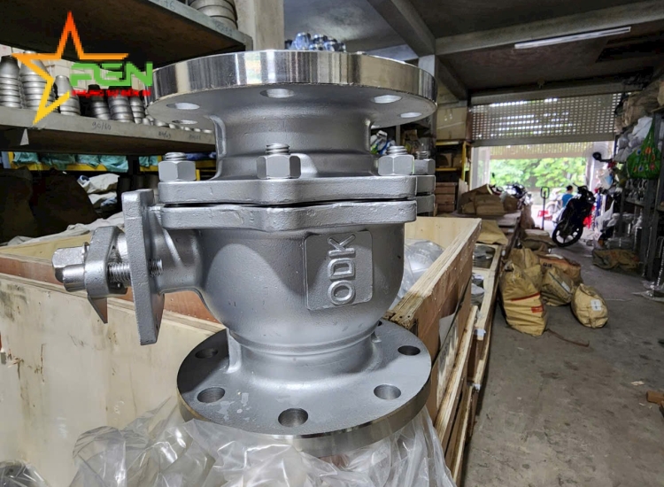 Van cầu inox nối bích Kitz UCB