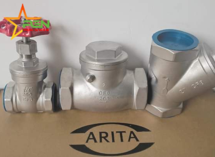   VAN CỔNG INOX 304/van cổng inox 304 arita/ARITA-SS304-GATE-VALVE-RI-SING-JIS10K-FE