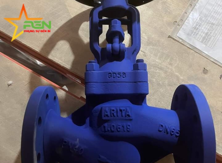 VAN CẦU HƠI CHỮ NGÃ ARITA S-PATTERN-PN40-ARV-202FED-SP-PN40/ARITA-CS-GLOBE-VALVE-S-PATTERN-PN40-ARV-202FED-SP-PN40