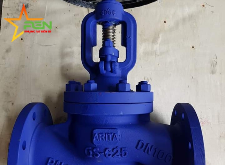 VAN CẦU HƠI CHỮ NGÃ ARITA S-PATTERN-PN40-ARV-202FED-SP-PN40/ARITA-CS-GLOBE-VALVE-S-PATTERN-PN40-ARV-202FED-SP-PN40