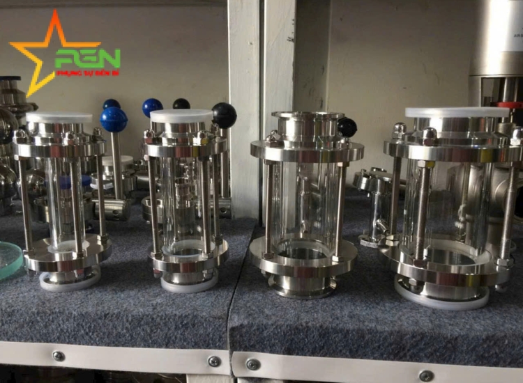 KÍNH QUAN SÁT ĐƯỜNG ỐNG INOX 304, 316, KÍNH QUAN SÁT