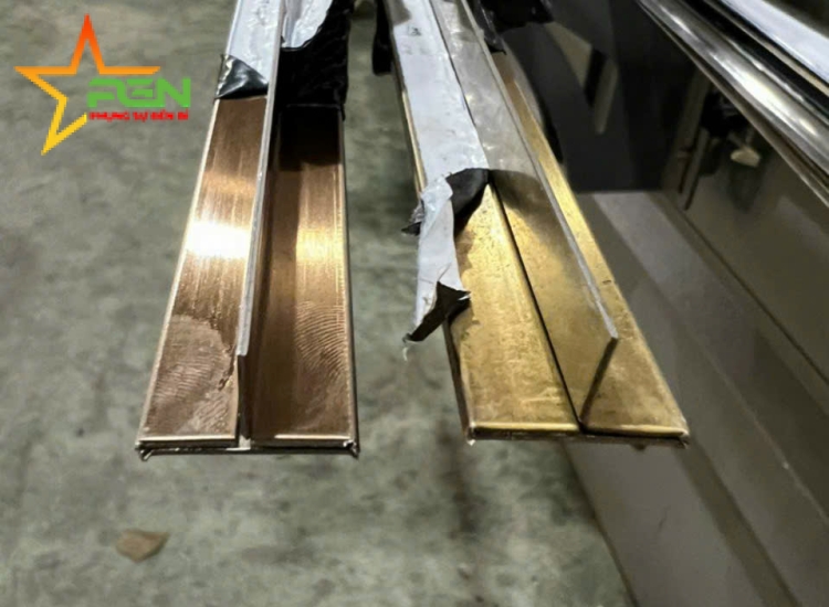 NẸP TRANG TRÍ CHỮ T - INOX MÀU