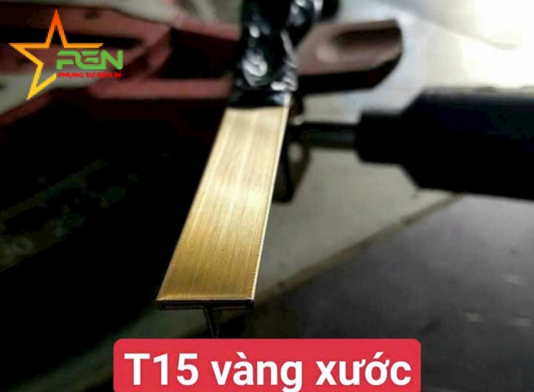 NẸP TRANG TRÍ CHỮ T - INOX MÀU