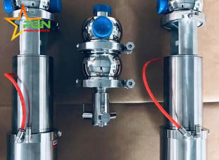 VAN CHUYỂN DÒNG KHÍ NÉN TỰ ĐỘNG VÀ ĐÓNG MỞ BẰNG TAY