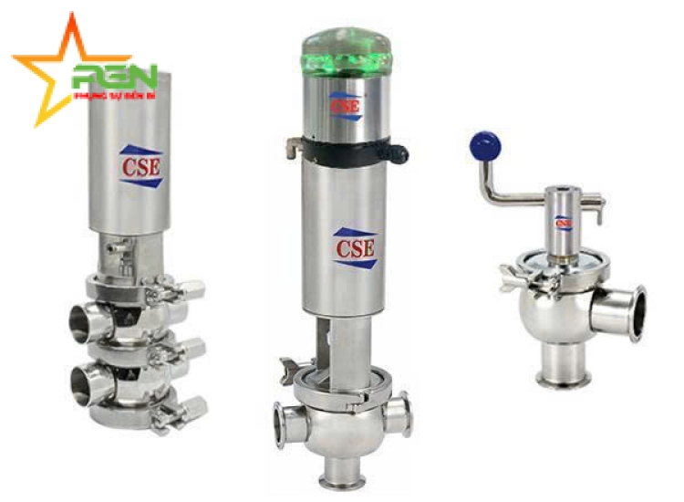 VAN CHUYỂN DÒNG KHÍ NÉN TỰ ĐỘNG VÀ ĐÓNG MỞ BẰNG TAY
