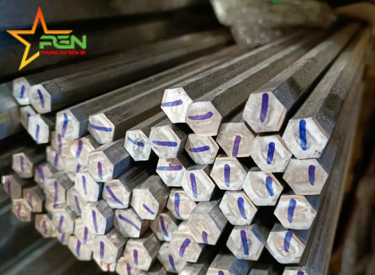 THANH LỤC GIÁC INOX 304|316 PHI 17 |S304|316 Stainless Steel Hexagon Bar | Diameter 17mm
