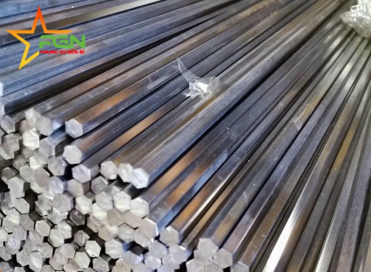 THANH LỤC GIÁC INOX 304|316 PHI 19|S304|316 Stainless Steel Hexagon Bar | Diameter 19mm