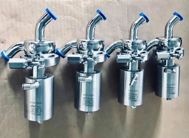 VAN CHỮ Y ĐÓNG MỞ BẰNG KHÍ NÉN - INOX VI SINH