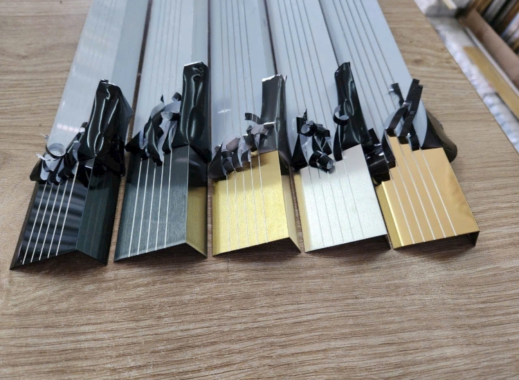 NẸP TRANG TRÍ CHỮ L - INOX MÀU