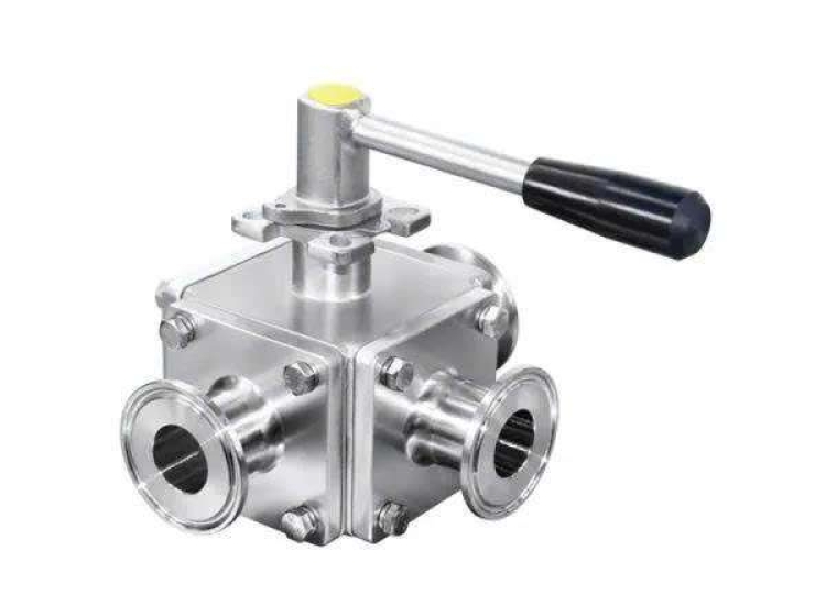 VAN BI INOX VI SINH ĐIỀU KHIỂN KHÍ NÉN- Pneumatic Ball Valves